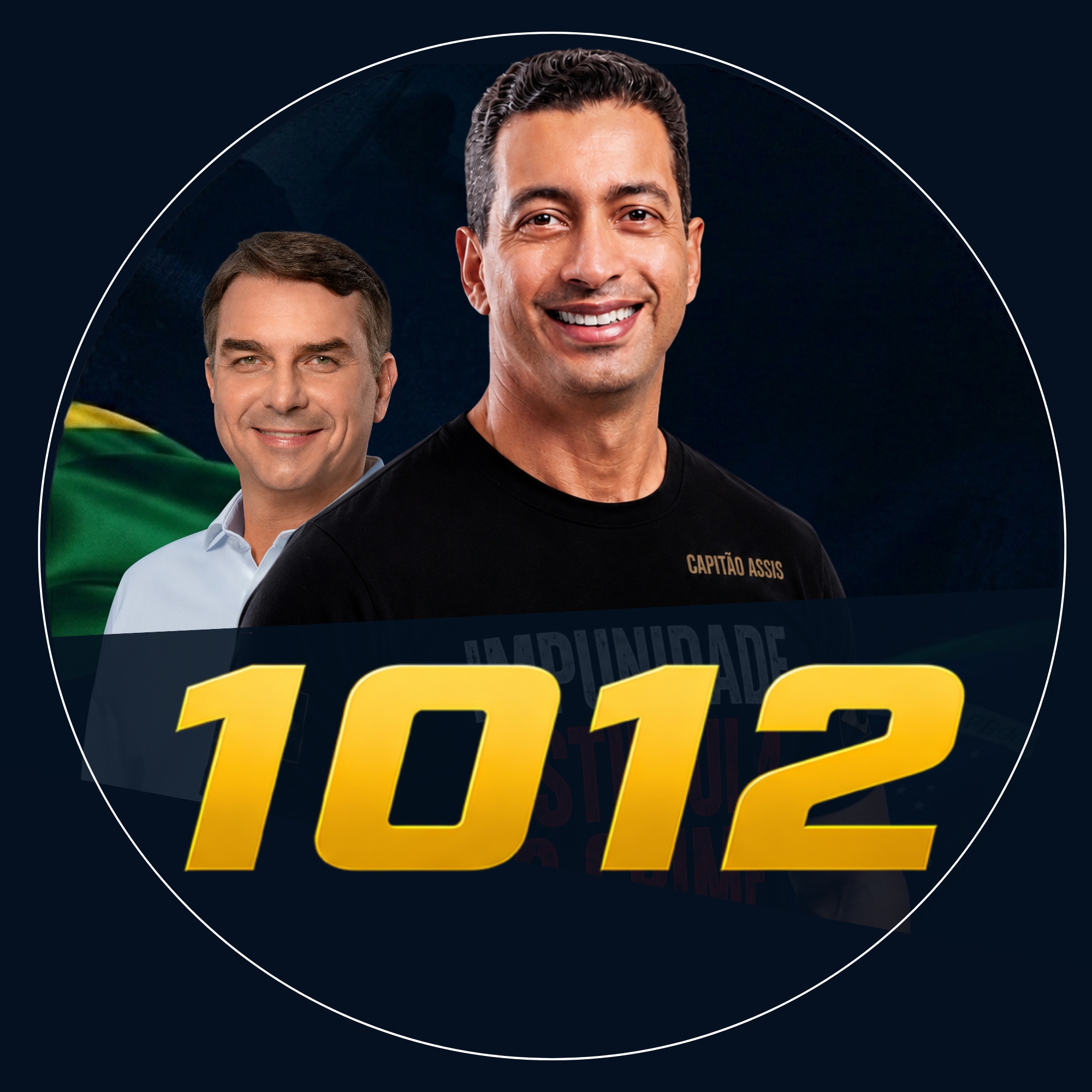 Capitão Assis, candidato a deputado federal pelo Espírito Santo, número 1012